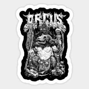 Orcus (Black Print) Sticker